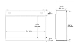 Dimplex QST42 Ignite Quest Built-in Electric Fireplace, 42-Inch