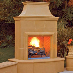 American Fyre Designs 65" Petite Cordova Outdoor Gas Fireplace