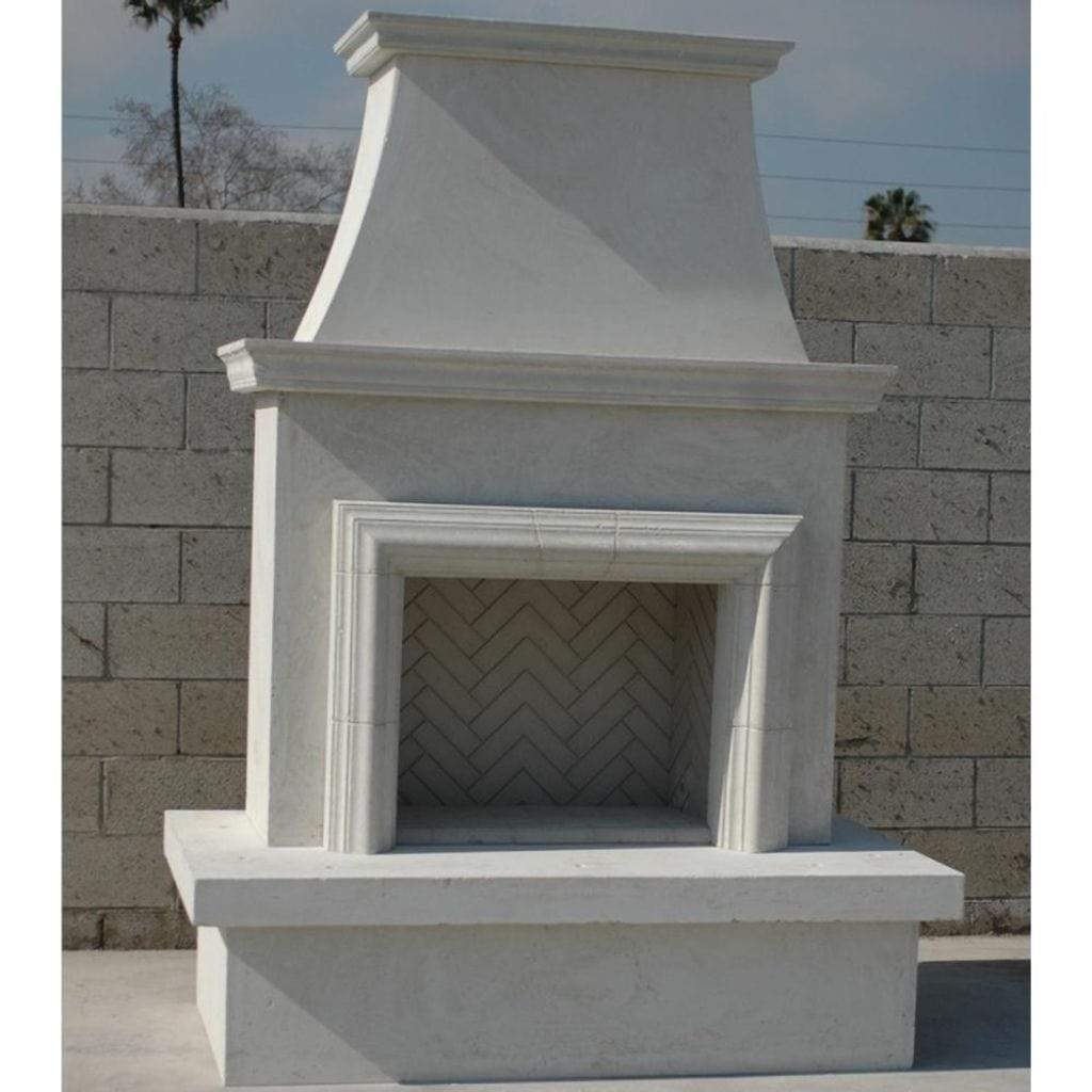 American Fyre Designs 67" Contractor's Model with Moulding Outdoor Gas Fireplace