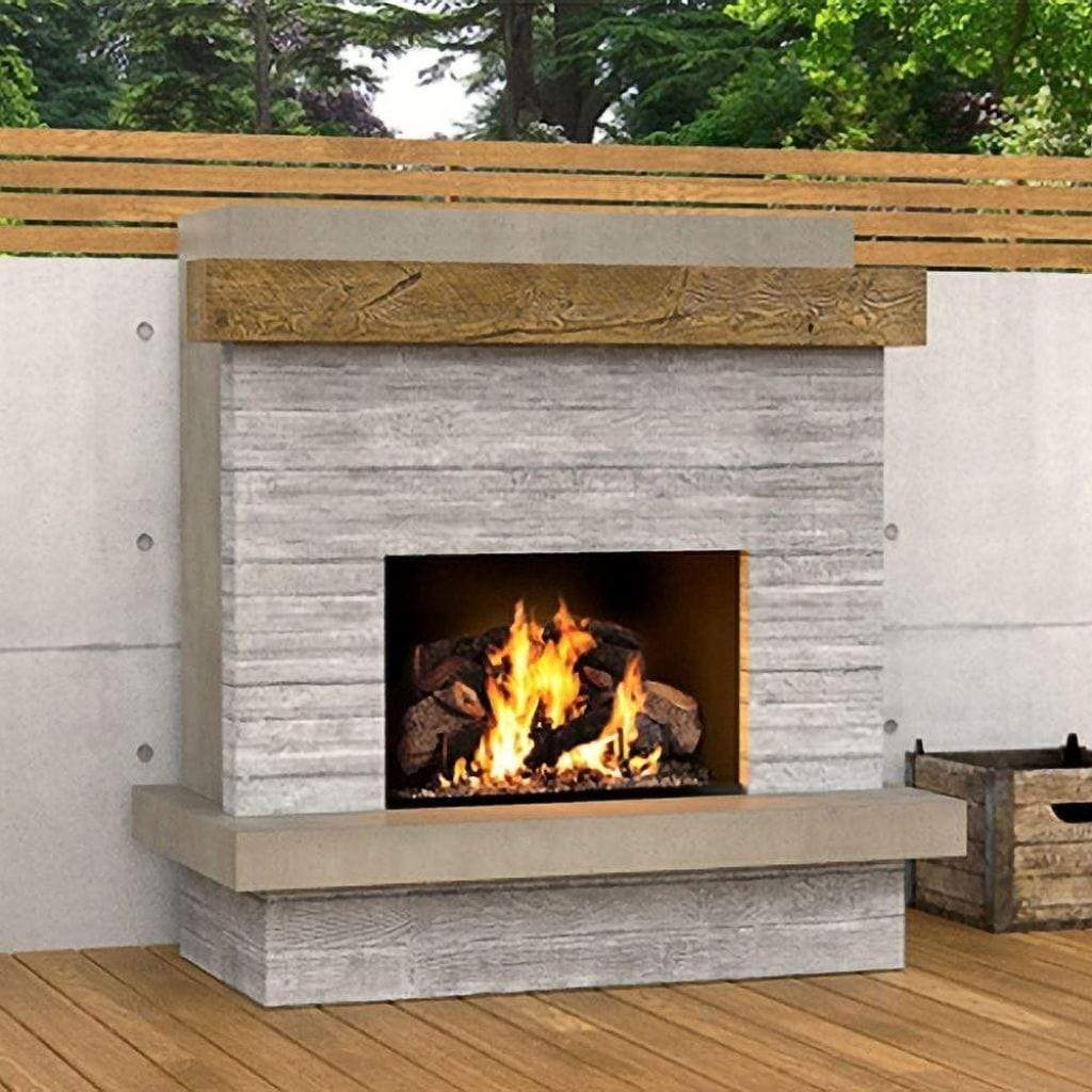 American Fyre Designs 68" Brooklyn Outdoor Gas Fireplace