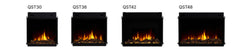Dimplex QST36 Ignite Quest Built-in Electric Fireplace, 36-Inch
