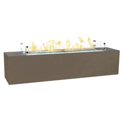 American Fyre Designs 72" Milan Low Linear Chat Height Fire Table