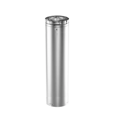 DuraVent DirectVent Pro 4x6-5/8 Inch Diameter Galvanized Direct Vent 60 Inch Pipe Length - 46DVA-60