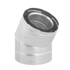 DuraVent DirectVent Pro 4x6-5/8 Inch Diameter Galvanized Direct Vent 30 Degree Elbow - 46DVA-E30