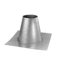 DuraVent DirectVent Pro 4x6-5/8 Inch Diameter Flat Roof Flashing - 46DVA-FF