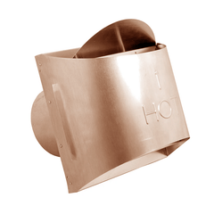 DuraVent DirectVent Pro 4x6-5/8 Inch Diameter Copper High Wind Sconce Termination Cap - 46DVA-HSCH-C
