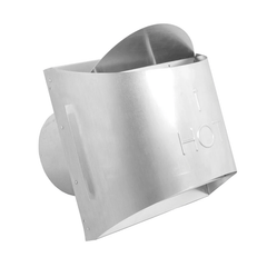 DuraVent DirectVent Pro 4x6-5/8 Inch Diameter Aluminum High Wind Sconce Termination Cap - 46DVA-HSCH