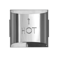 DuraVent DirectVent Pro 4x6-5/8 Inch Diameter Aluminum Sconce Termination Cap - 46DVA-HSC