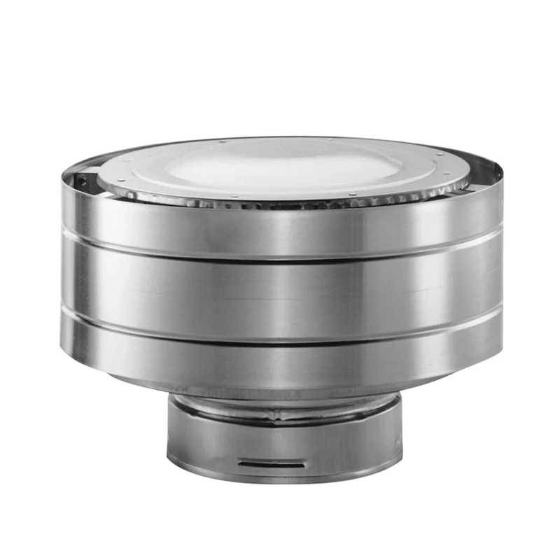 DuraVent DirectVent Pro 4x6-5/8 Inch Diameter Aluminum Low Profile Termination Cap - 46DVA-VC