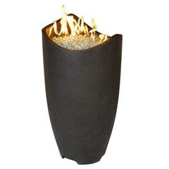 American Fyre Designs 20" Wave Gas Fire Urn Without Access Door