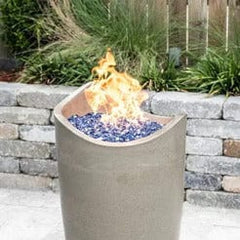 American Fyre Designs 20" Wave Gas Fire Urn Without Access Door