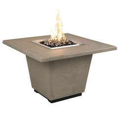 American Fyre Designs 36" Cosmopolitan Square Chat Height Fire Table