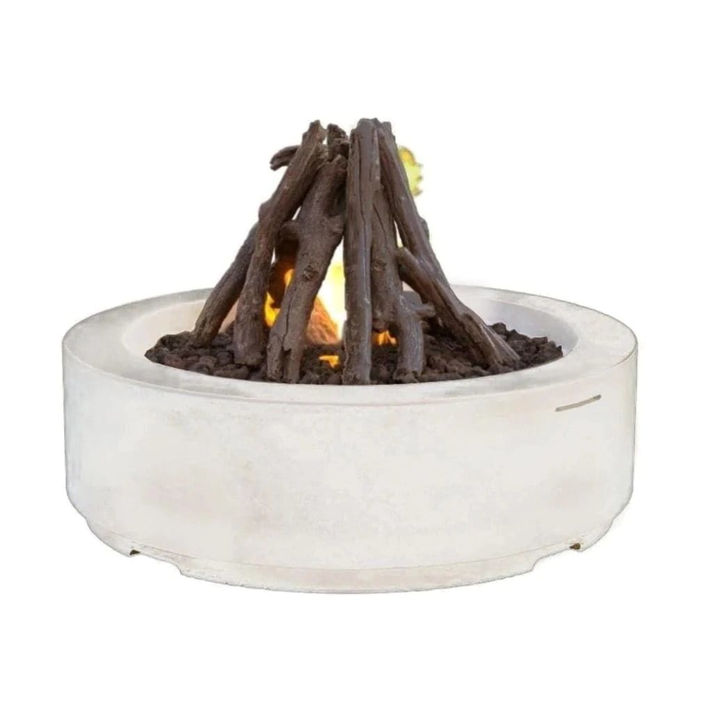 American Fyre Designs 48" Louvre Outdoor Round Gas Fire Pit