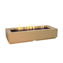 American Fyre Designs 72" Louvre Rectangular Gas Fire Pit