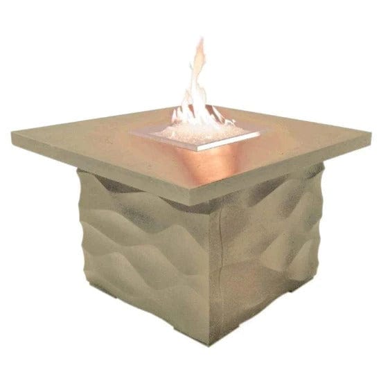 American Fyre Designs 36" Voro Square Chat Height Fire Table