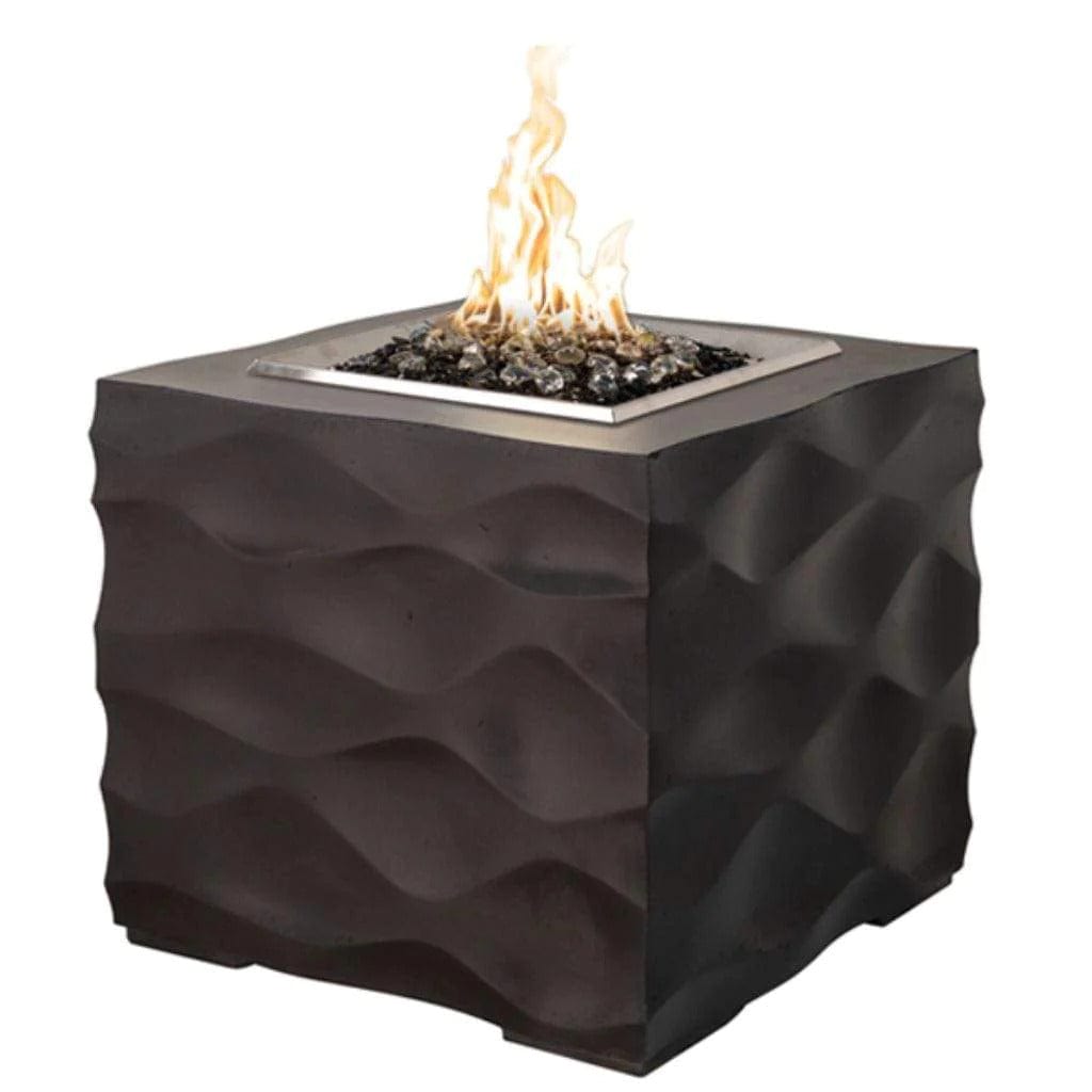 American Fyre Designs 25.5" Voro Cube Chat Height Fire Table