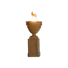American Fyre Designs 26" Piage Gas Fire Urn with Pedestal