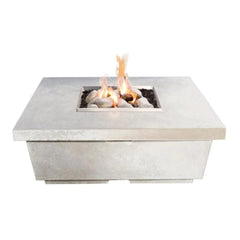 American Fyre Designs 44" Contempo Square Chat Height Fire Table