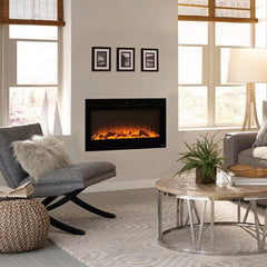 Touchstone 80014 36-Inch The Sideline Recessed Electric Fireplace