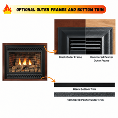 Empire 32" Tahoe Deluxe Direct Vent Gas Fireplace with Log Set