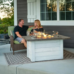 The Outdoor GreatRoom 48x36.63-Inch Alcott Rectangular Gas Fire Pit Table