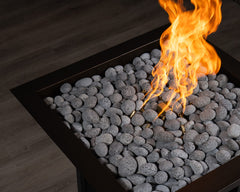 Warming Trends AON Metal Architectural Pinnacle Square Wok Metal Vessels w/ Crossfire Brass Burner