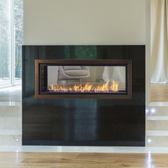 Monessen AVFLST48 48" Artisan See-Through Vent-Free Linear Gas Fireplace with IPI Plus Electronic Ignition