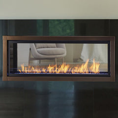 Monessen AVFLST48 48" Artisan See-Through Vent-Free Linear Gas Fireplace with IPI Plus Electronic Ignition