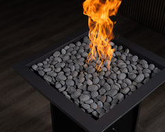 Warming Trends AON Metal Architectural Pinnacle Square Wok Metal Vessels w/ Crossfire Brass Burner