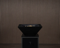 Warming Trends AON Metal Architectural Pinnacle Square Wok Metal Vessels w/ Crossfire Brass Burner