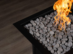 Warming Trends AON Metal Architectural Pinnacle Square Wok Metal Vessels w/ Crossfire Brass Burner