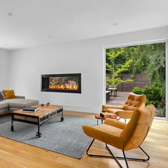 Monessen AVFLST48 48" Artisan See-Through Vent-Free Linear Gas Fireplace with IPI Plus Electronic Ignition