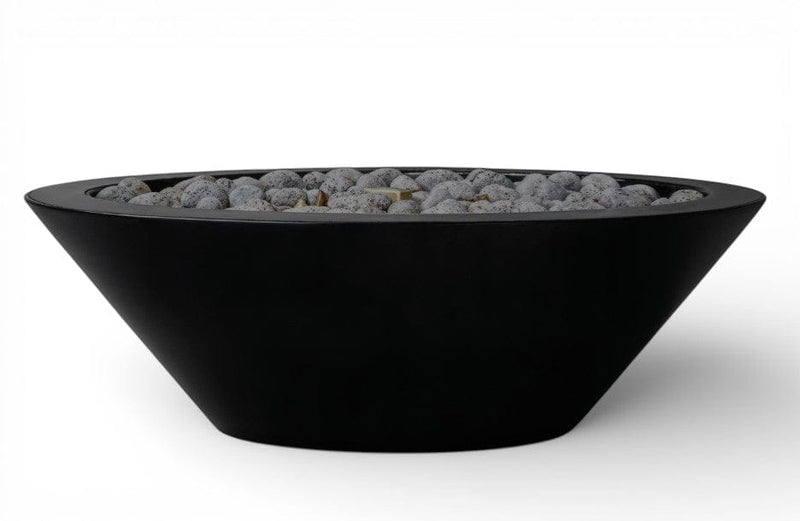 Warming Trends AON GFRC Architectural Ascend Round Wok Metal Vessels w/ Crossfire Brass Burner