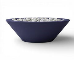 Warming Trends AON GFRC Architectural Ascend Round Wok Metal Vessels w/ Crossfire Brass Burner