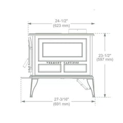 Vermont Castings Aspen C3 Wood Burning Stove