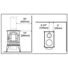 Vermont Castings Aspen C3 Wood Burning Stove