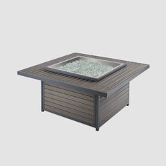 The Outdoor GreatRoom Brooks Square Chat Height Gas Fire Pit Table