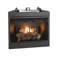 Empire 42" Van Buren Premium B-Vent Gas Fireplace with Slope Glaze Burner and Log Set