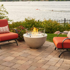 The Outdoor GreatRoom 29-Inch Cove Round Gas Fire Pit Bowl