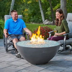 The Outdoor GreatRoom 42-Inch Cove Edge Round Gas Fire Pit Bowl