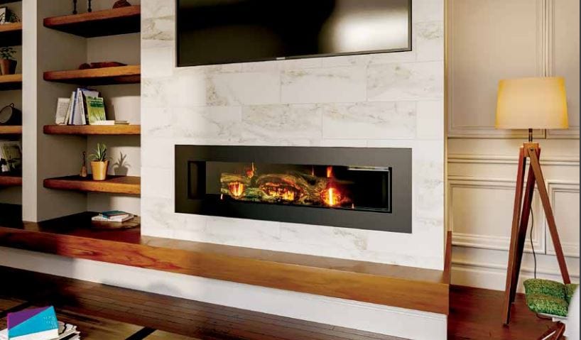 Breckwell 70.75" BH6113LFP Direct Vent Linear Gas Fireplace
