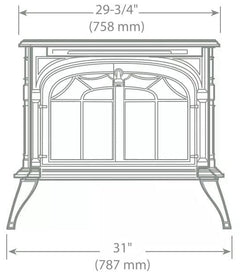 Vermont Castings 31" Radiance Direct Vent Gas Stove