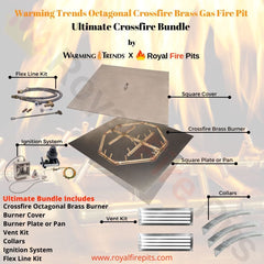 Ultimate Crossfire Bundle: Warming Trends Crossfire CFBO Octagonal Brass Burner Bundle