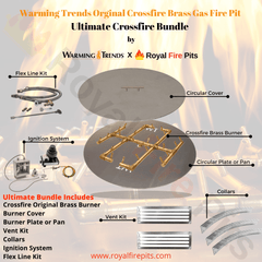 Ultimate Crossfire Bundle: Warming Trends Crossfire CFB Original Brass Burner Bundle