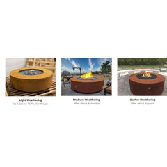 The Outdoor Plus TFL-WILLCS William Corten Steel Fireplace