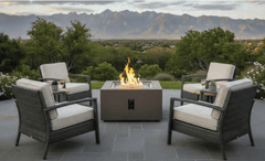The Outdoor GreatRoom 42-Inch Cove Square Gas Fire Pit Bowl