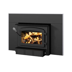 Drolet DB0312 Escape 1800-I Wood Insert Fireplace Insert Kit with Faceplate and Liner Kit