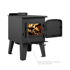 Drolet DB03186 Fox High Efficiency Wood Burning Stove