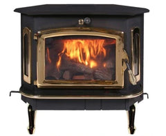 Buck Stove 34" Model 91 Catalytic Wood Burning Stove with Door, Ash Pan and Blower w/ 30% Tax Credit Eligibility