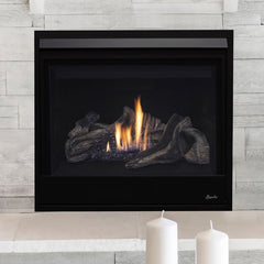 Superior 45-Inch DRC3045 Contemporary Electronic Ignition Direct Vent Gas Fireplace with Crushed Glass Media